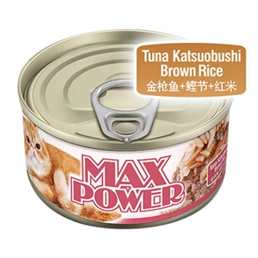 Pate Cho Mèo Maxpower Tuna Katsuobushi Brown Rice