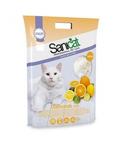 Cát thủy tinh cho mèo Sanicat Silica Diamonds Citric